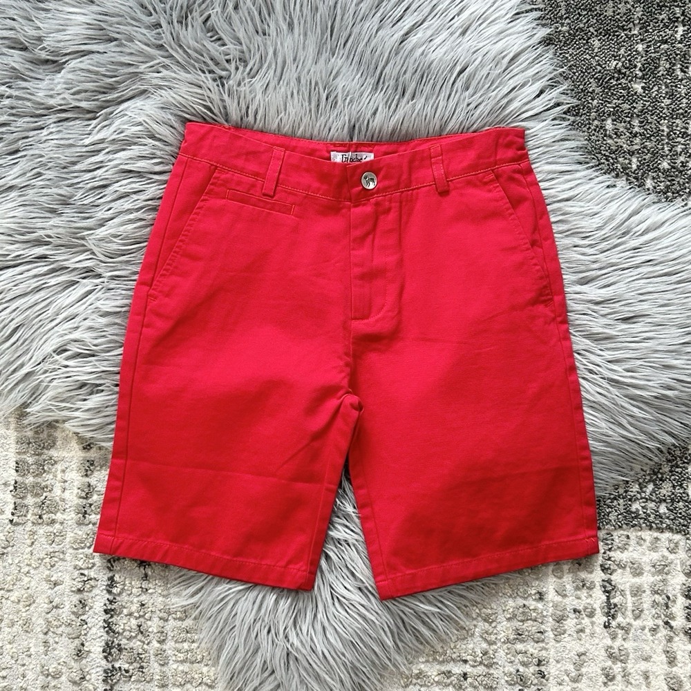 Frenchie Mini Couture Red-Red Anderson‎ Shorts 10Y (MSRP $38)